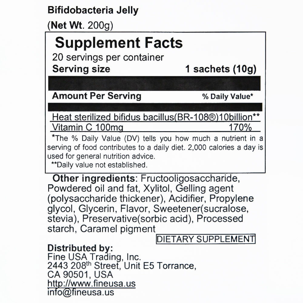 Bifidobacteria Probiotic Jelly Sticks (Bifidobacterium)