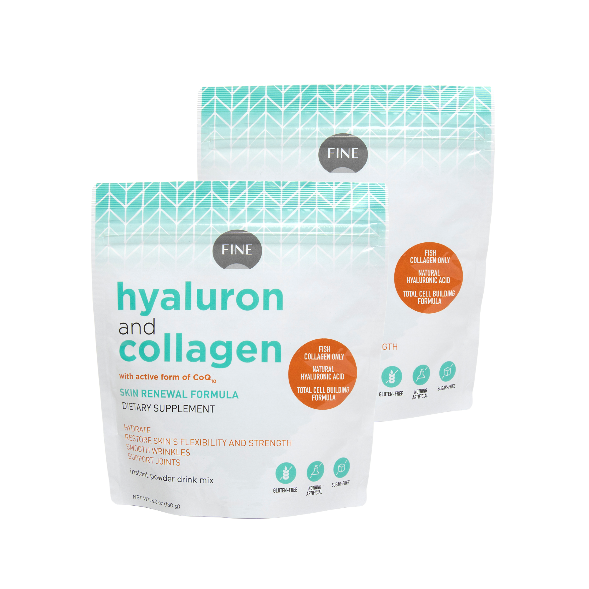 Hyaluron & Collagen Powder w/ CoQ10