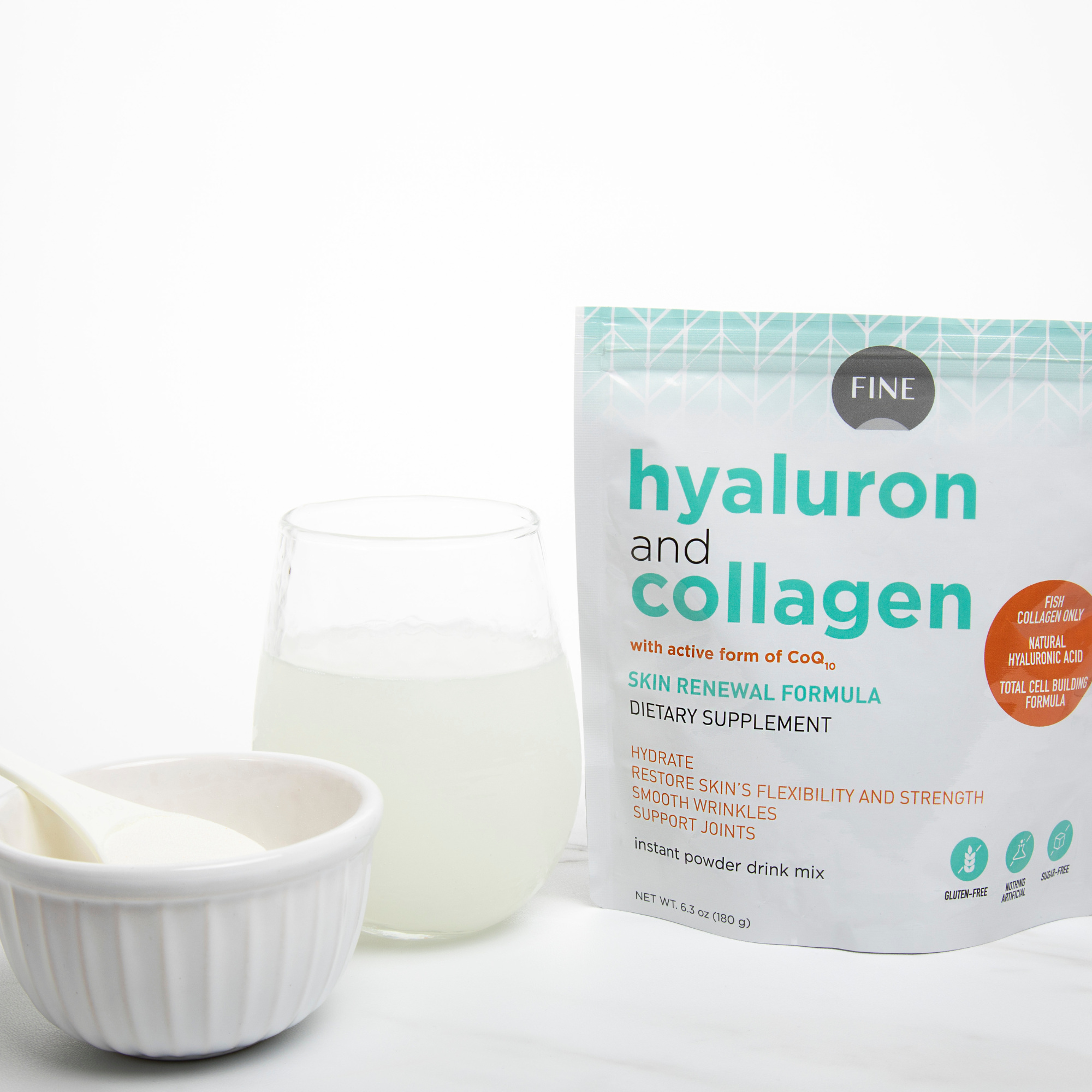 Hyaluron & Collagen Powder w/ CoQ10